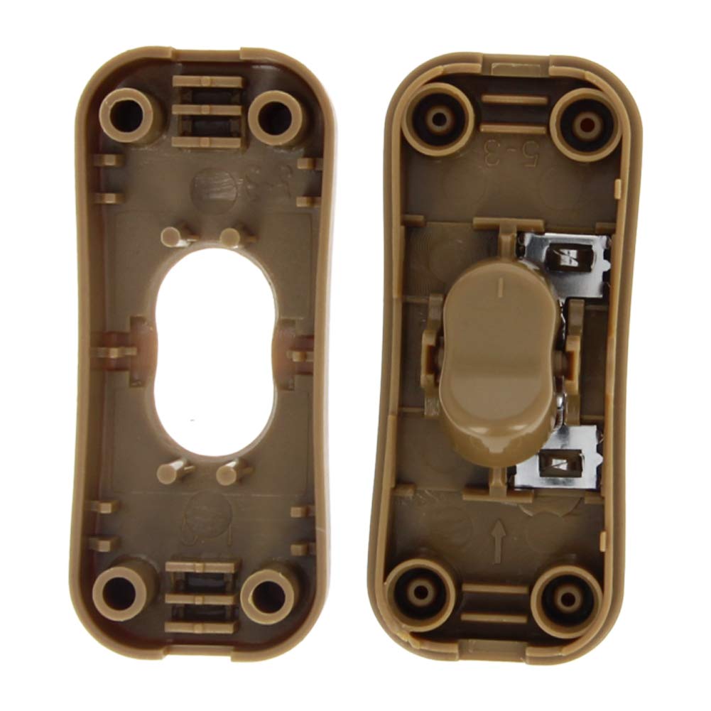 Othmro LED Strip Light Toggle On/Off Switch Wire - 303 Switch 2.6cm x 6.3cm, 250V 2A Bronze (3 Pack) - Perfect for DIY Lighting Projects, Home Decor, and Custom LED Installations