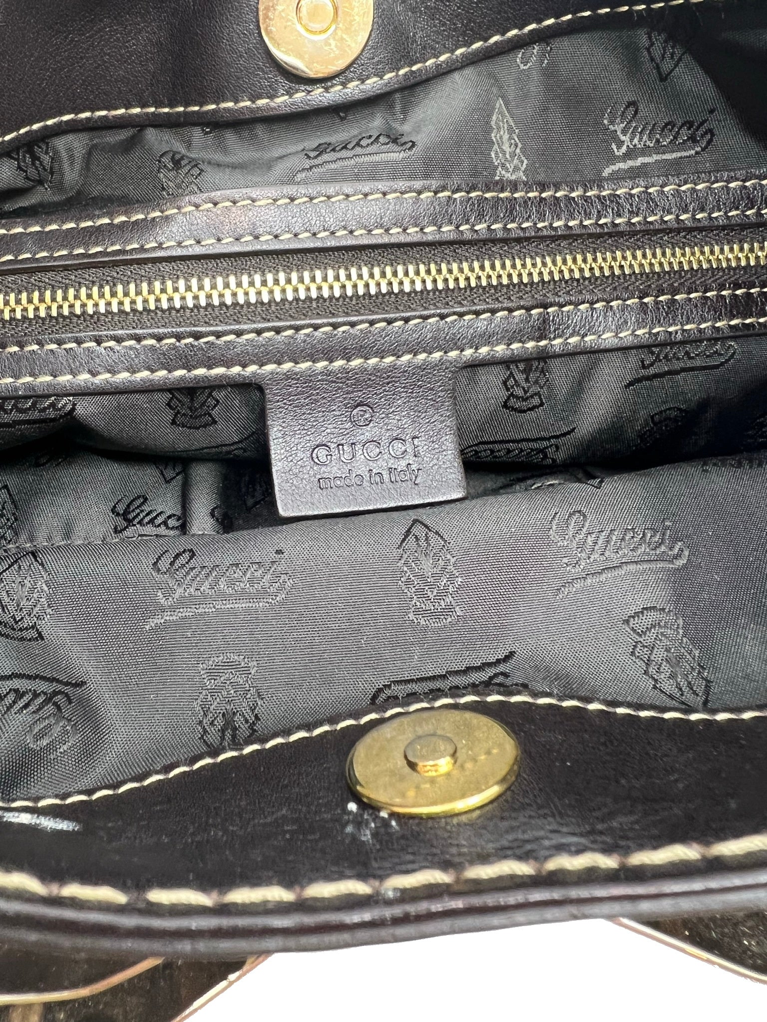 GUCCI Dialux Queen Leather Hobo Bag for Women - Luxury Designer Handbag for Work, Travel & Everyday Use
