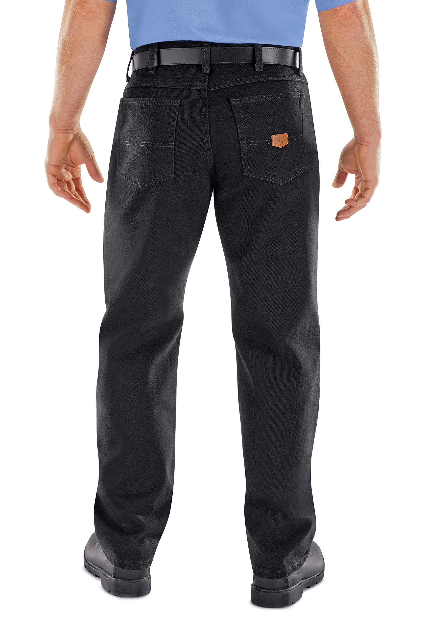 Red Kap Men's Relaxed Fit Jean - Comfortable Work Pants for Construction, Farming & Outdoor Activities | Durable Denim Jeans for Men