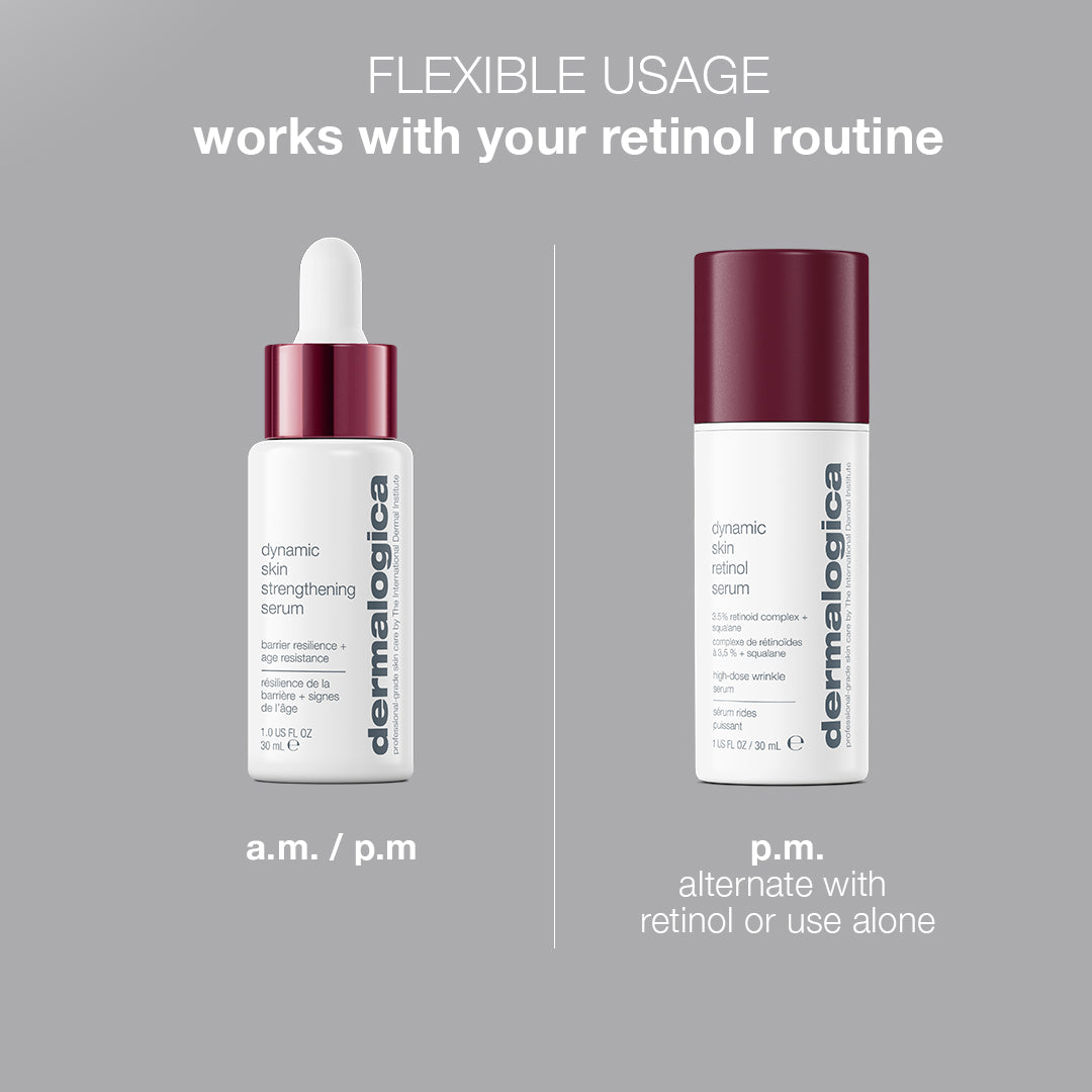Best Dynamic Skin Strengthening Serum for Anti-Aging & Firming - Hydrating Face Treatment for Wrinkles & Fine Lines - Perfect for Daily Skincare Routine & Night Care