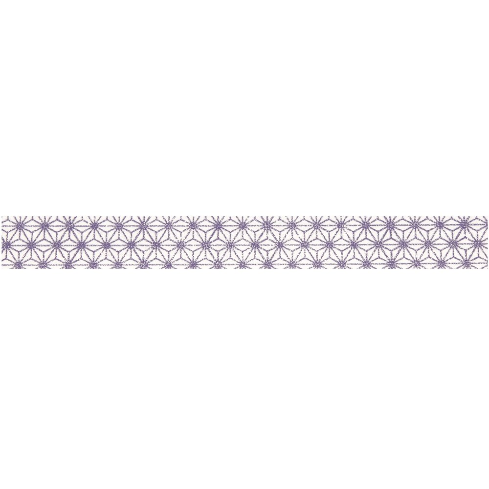 White & Purple Stars Masking Tape - Decorative Washi Tape for Scrapbooking, Gift Wrapping & DIY Crafts