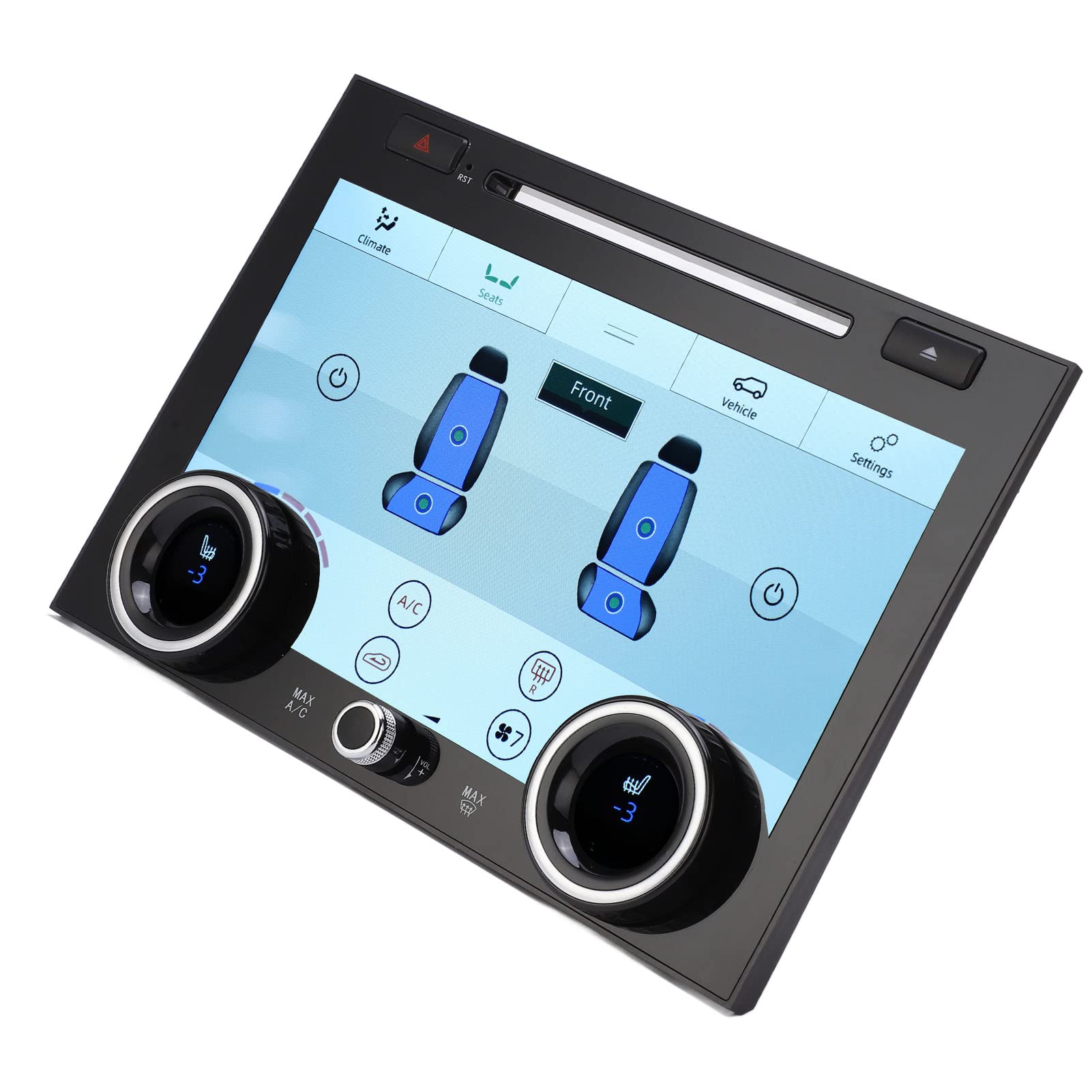 10 Inch Car Touchscreen AC Control Panel - High Resolution IPS LCD Screen with Day/Night Mode, 1080p Reversing Camera & Steering Wheel Control - Perfect for Car Climate Control & Dashboard Upgrade (Ideal for Daily Commute, Road Trips & Vehicle Customization)