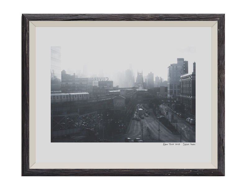 New York 2009 Photographic Art Print by Sean Kwac - Urban Landscape Wall Decor for Living Room, Office & Gallery