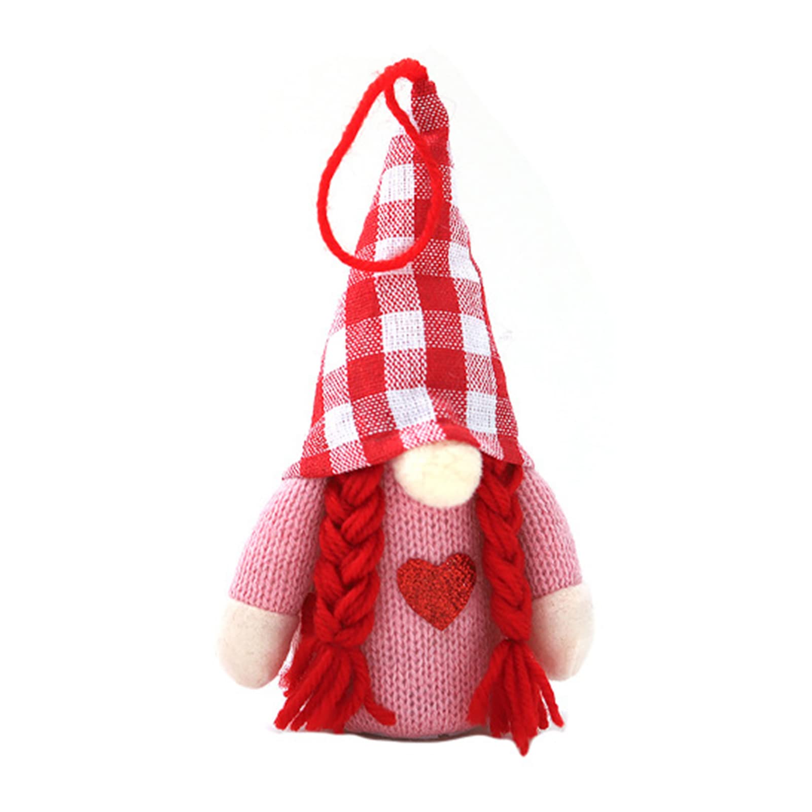 LED Lighted Christmas Gnome Pendant - Reusable Holiday Tree Ornament with Handcrafted Details for Women | Perfect for Xmas Decor, Gift Giving & Festive Home Decorations