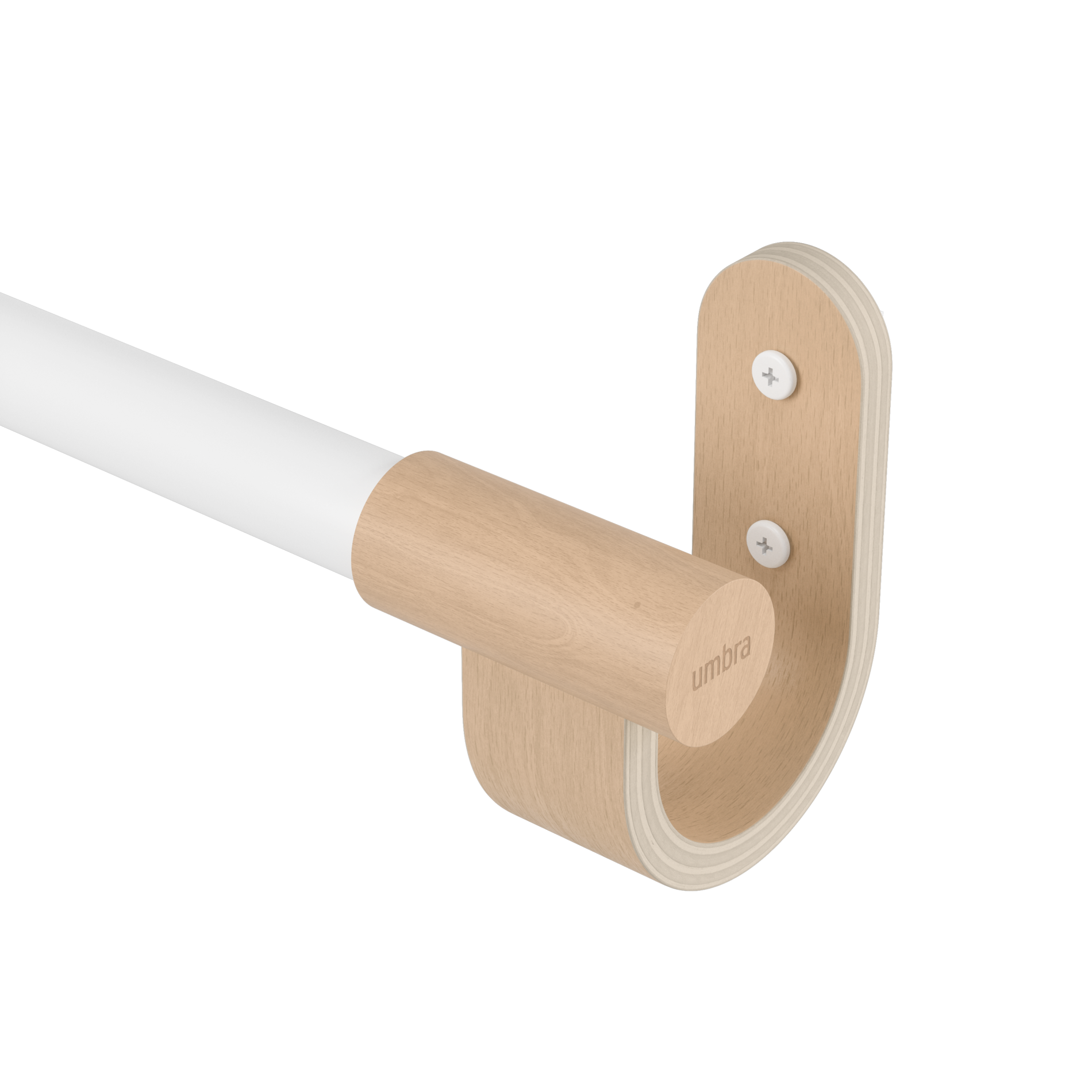 Bellwood Adjustable Curtain Rod - Heavy Duty Stainless Steel, No Drill Tension Rod for Windows, Doors, and Room Dividers - Perfect for Living Room, Bedroom, and Dorm Decor