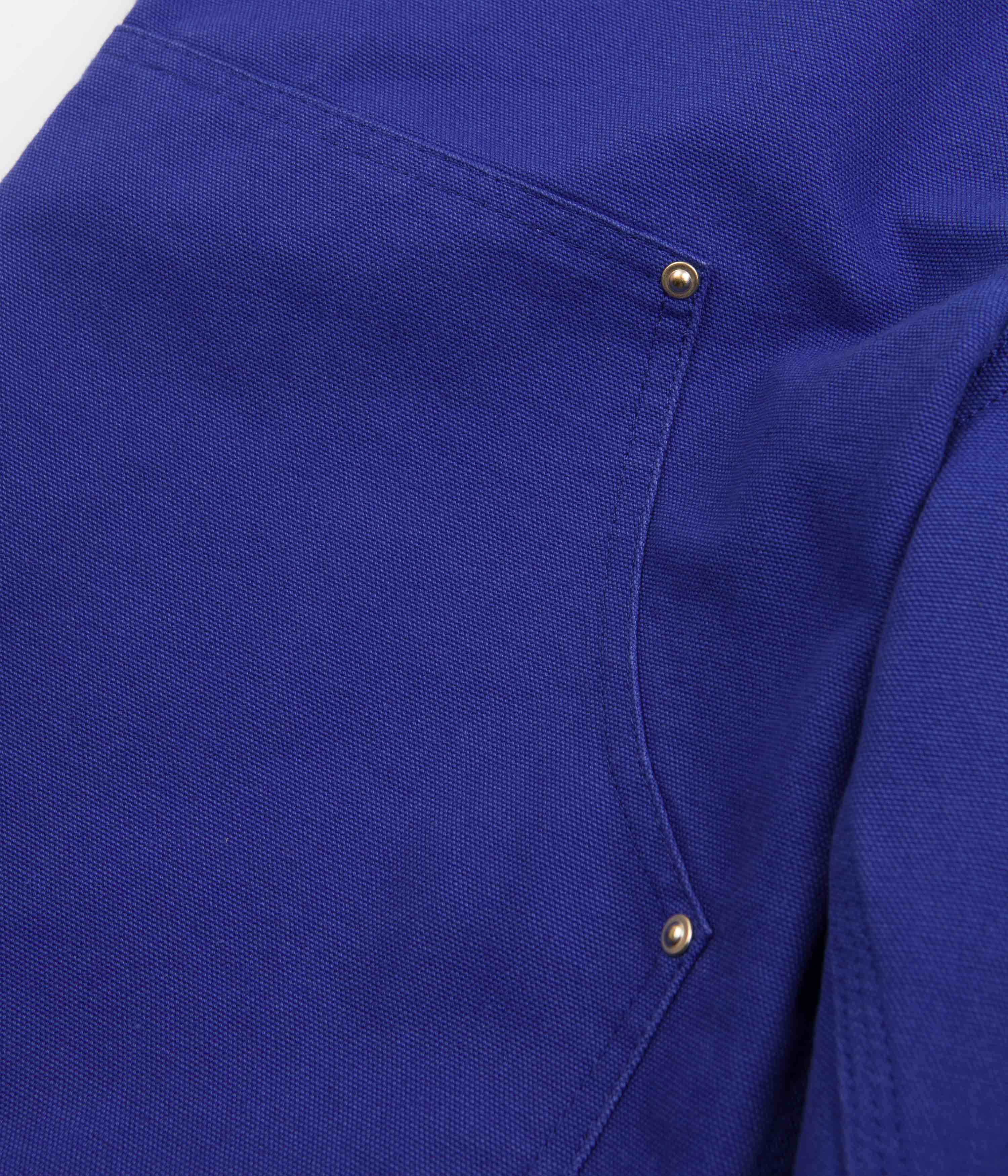 Carhartt Double Knee Work Pants for Men - Durable Lazurite Blue Denim - Perfect for Construction, Carpentry & Outdoor Work