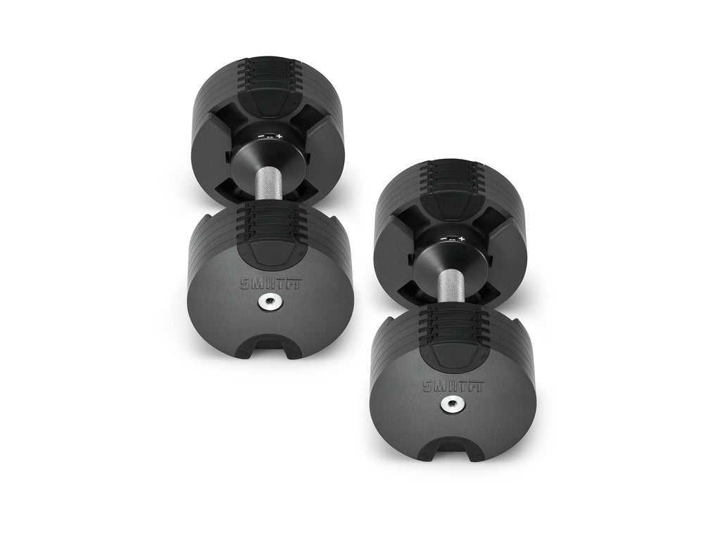 NÜOBELL 50lb Adjustable Dumbbell Set - Premium Home Gym Equipment for Strength Training & Weightlifting - Perfect for Home Workouts, CrossFit, and Fitness Enthusiasts