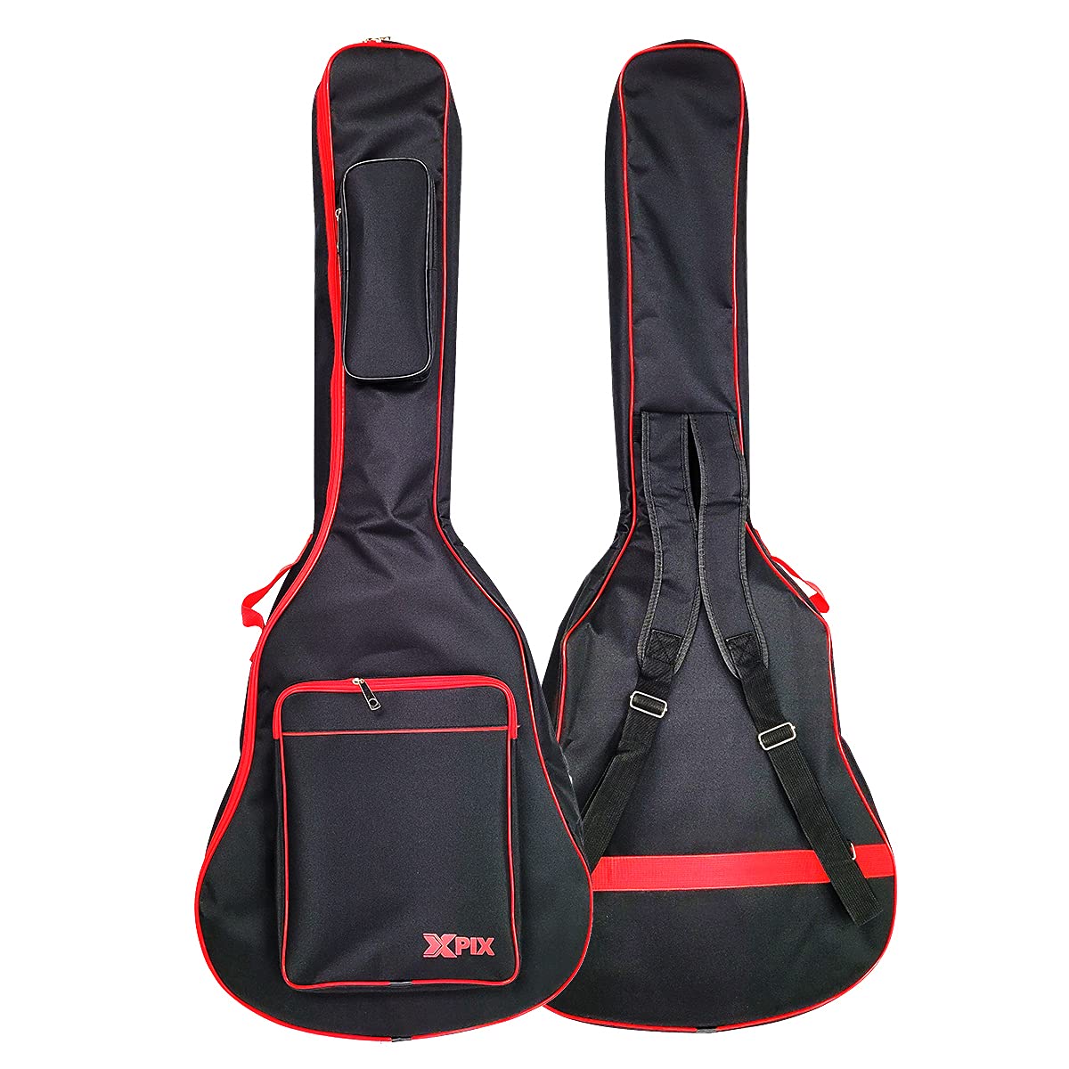 XPIX Electric Guitar Case - Universal Fit for Most Electric Guitars, Durable & Comfortable - Perfect for Gig, Travel & Home Storage