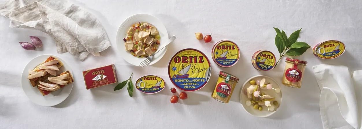 Premium Ortiz Ventresca White Tuna Belly in Spanish Olive Oil - Wild Caught, Tender Buttery Fillets with Rich Flavor - 3.88oz Can (Pack of 1) - Perfect for Salads, Tapas & Gourmet Sandwiches