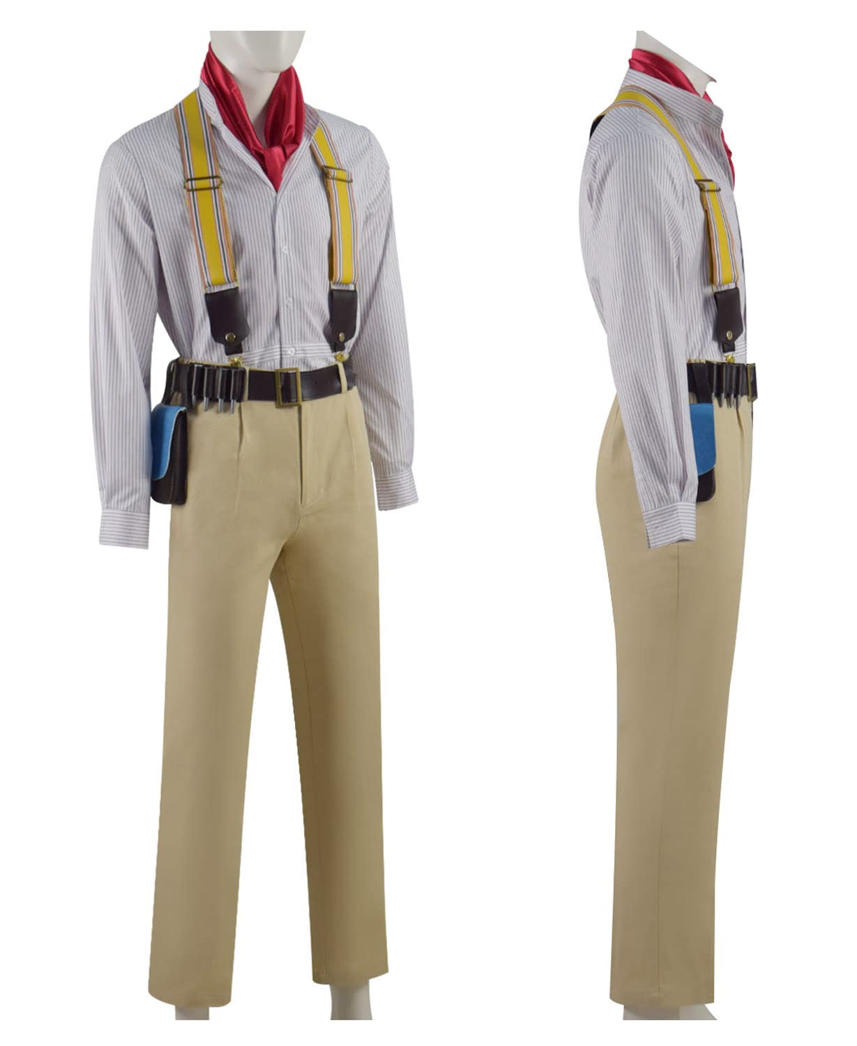 Jungle Cruise Frank Wolff Boat Captain Costume - Halloween Cosplay Outfit for Adults | Disney Movie Inspired Carnival Suit for Parties & Theme Events
