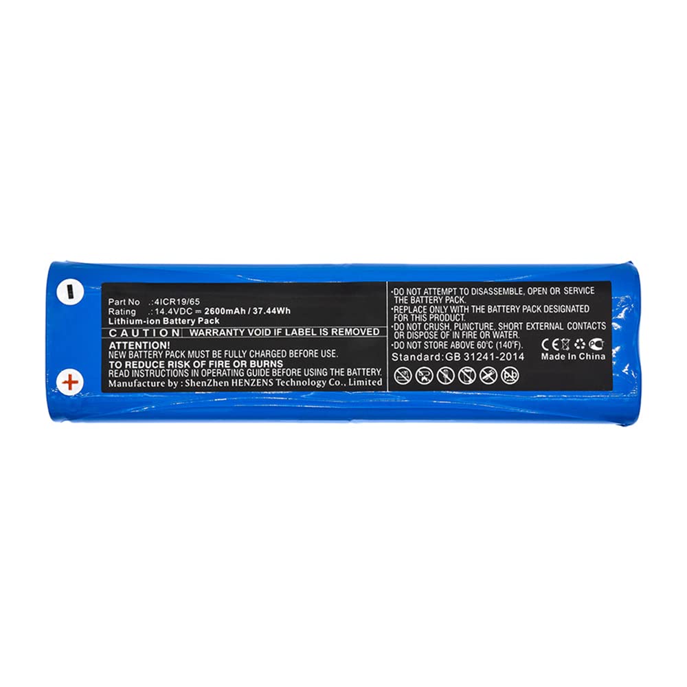 Synergy Digital Vacuum Cleaner Battery - 14.4V 2600mAh Li-ion Replacement Battery Compatible with Bissell 16052 Vacuum Cleaner - Ultra High Capacity for Powerful Cleaning - Perfect for Home, Office, and Pet Hair Cleaning