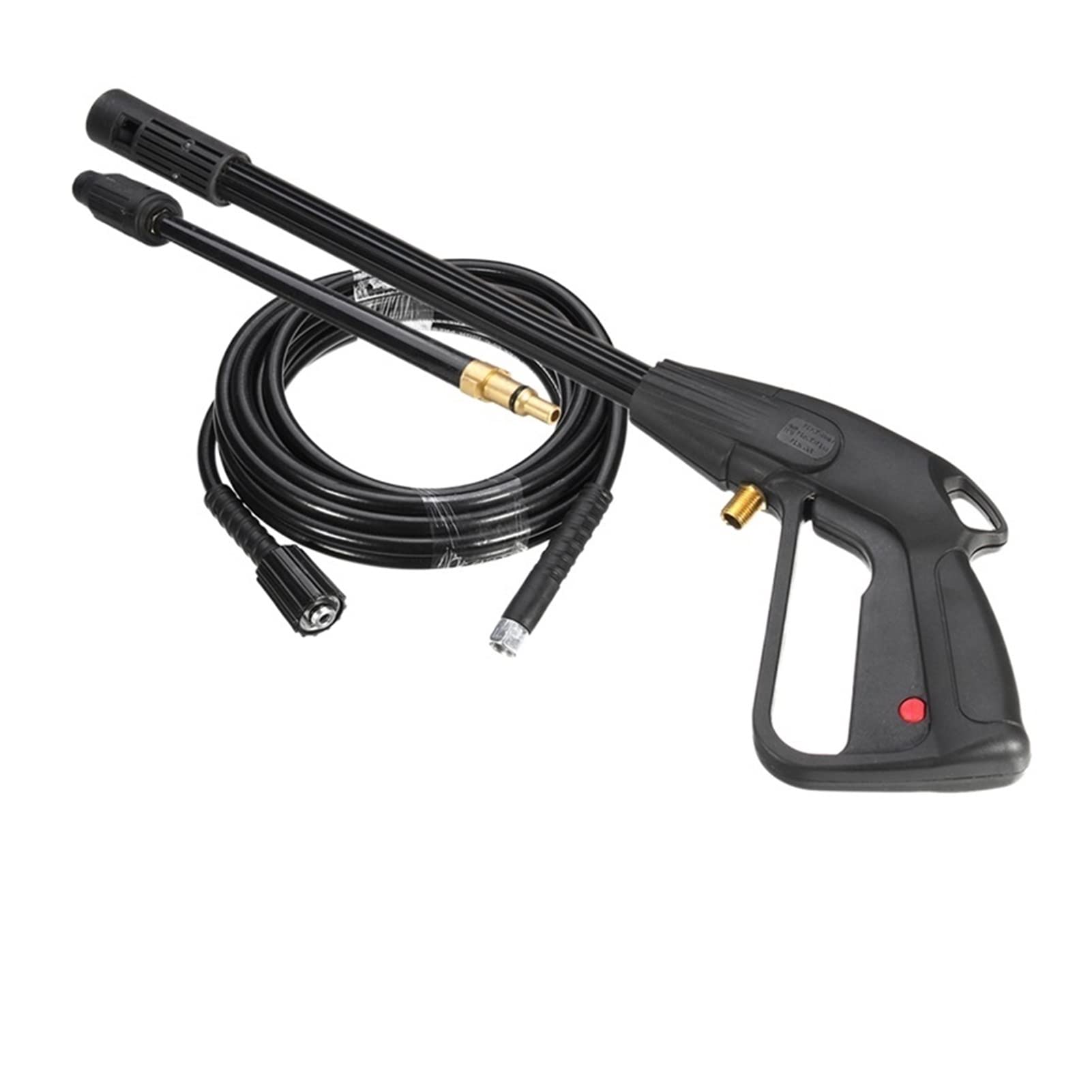 YKLL High Pressure Car Washer Spray Gun with 10M Hose - M22 Water Cleaning Tool for Car Washing, Lawn & Garden Care - Durable Black Pressure Washer Accessory (Perfect for Home, Auto Detailing & Outdoor Cleaning)