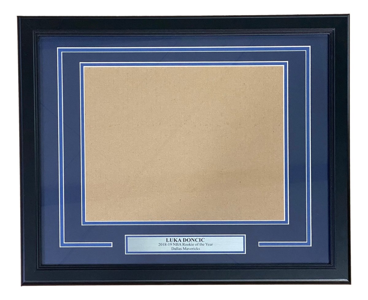 Luka Doncic Dallas Mavericks 11x14 Horizontal Photo Frame Kit - NBA Memorabilia Display for Home, Office & Fan Cave Decor