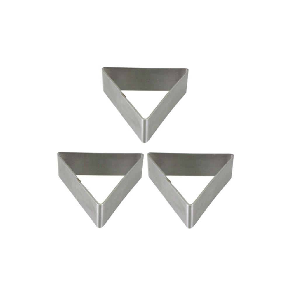 3/4 Inch (20mm) High Triangle Mousse & Entremet Molds - Perfect for Professional Desserts, Pastry Making, and Cake Decorating