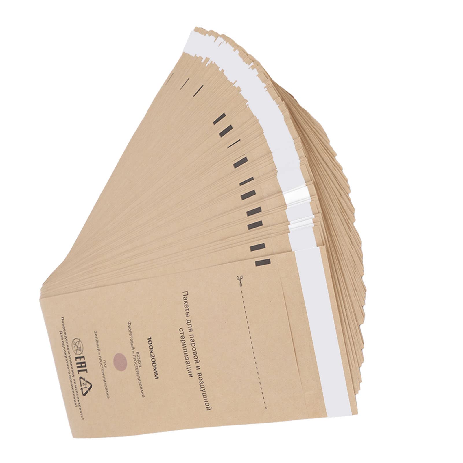 Disposable Sterile Self-Sealing Cleaning Pouches - 100Pcs Dental Tool & Nail Art Supply Bags (3.9x7.9 Inch/100x200mm) | Hygienic Storage for Dental Instruments, Nail Accessories & Beauty Tools | Perfect for Salons, Clinics & Home Use