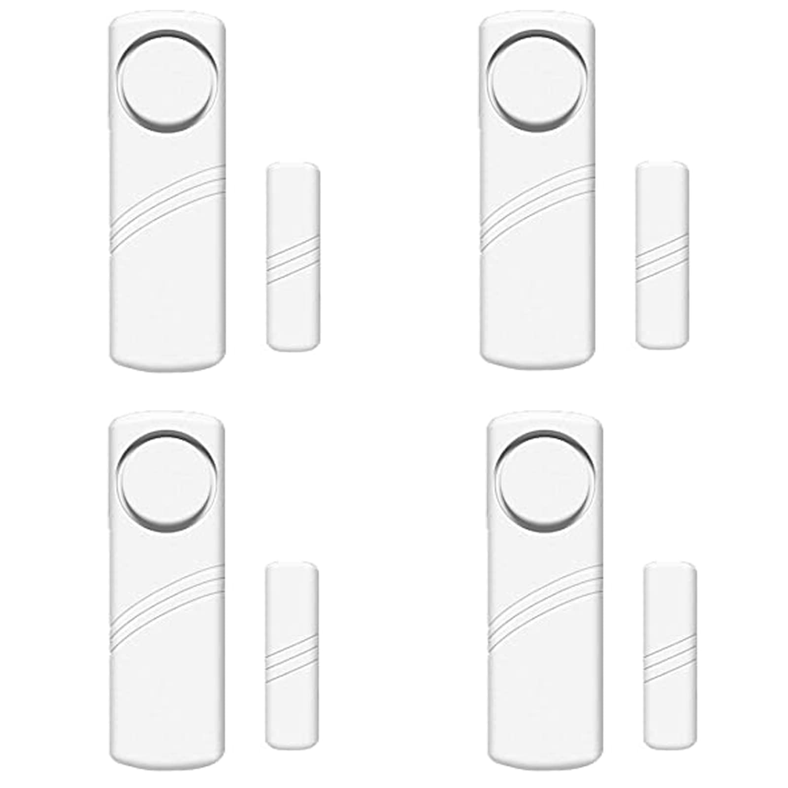 Wireless Home Door and Window Alarm - 4 Pack Security Sensor for Child Safety, Toddler Protection & Pool Area Monitoring | Ideal for Home Security System, Baby Proofing & Pet Safety