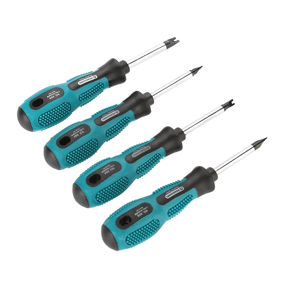 U Type Screwdriver Set - 4pcs Magnetic U Fork Screwdrivers for Home & Outdoor Repairs | Multifunctional Hand Tools for Electronics, Furniture & DIY Projects