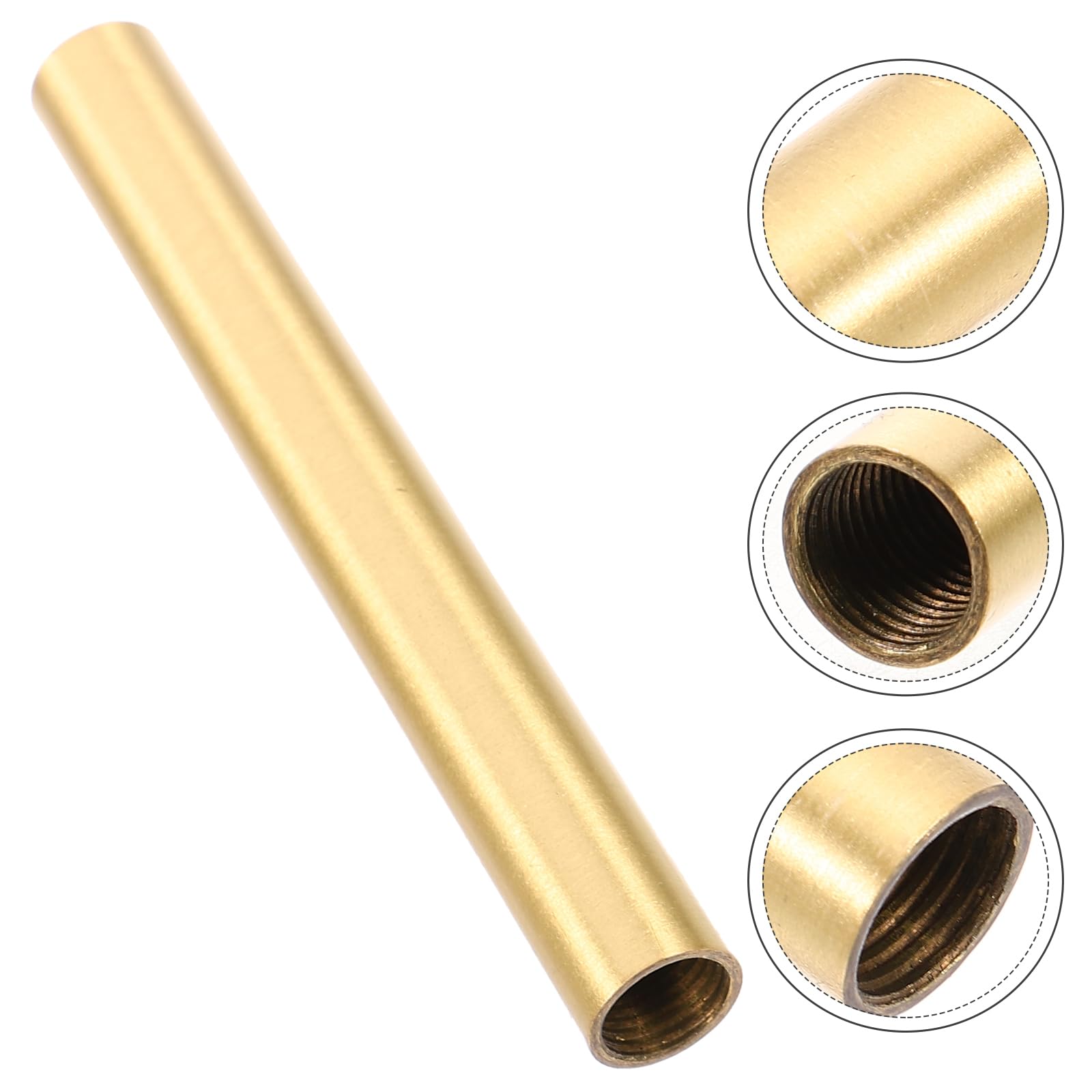 Wall Lamp Accessories Kit - M10 Copper Extension Tube, Downrods & Stems for DIY Table Lamps & Chandeliers | Perfect for Home Decor, Bedroom Lighting & Living Room Ambience