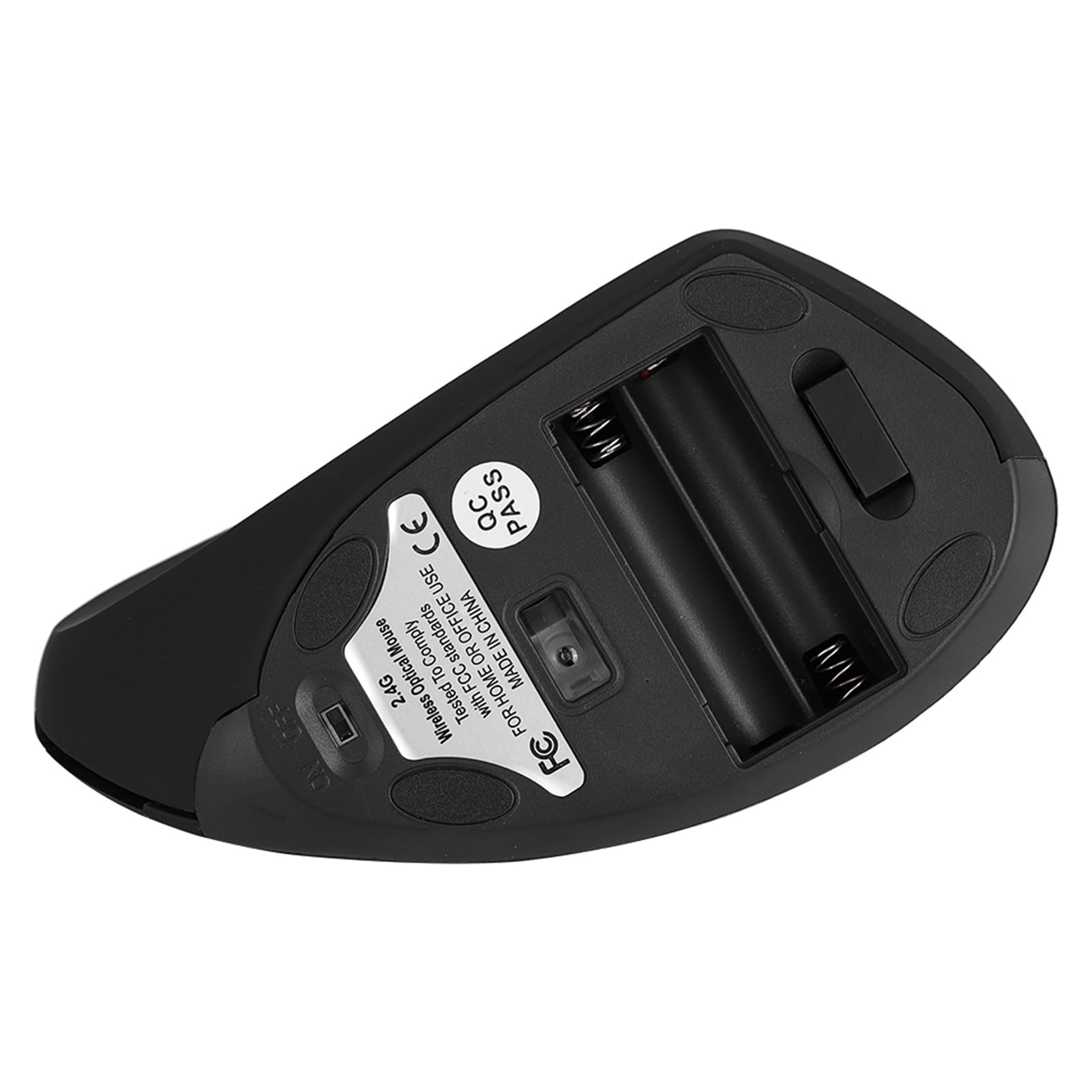 Tosuny Ergonomic Vertical Wireless Gaming Mouse - 2.4GHz Optical with 800/1200/1600 Adjustable DPI, 6 Buttons & USB Receiver for Lag-Free Performance | Perfect for PC Gaming, Home Office, Internet Cafes & Professional Workstations