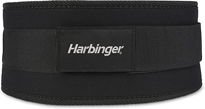 Harbinger Unisex 4.5-Inch Foam Core Weightlifting Belt - Black | Premium Support for CrossFit, Powerlifting & Strength Training