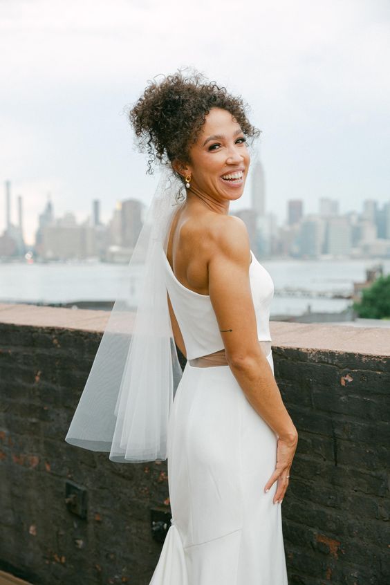 Jenny Yoo Blanca Wedding Gown - Elegant A-Line Bridal Dress with Lace Details | Perfect for Beach, Church & Formal Weddings