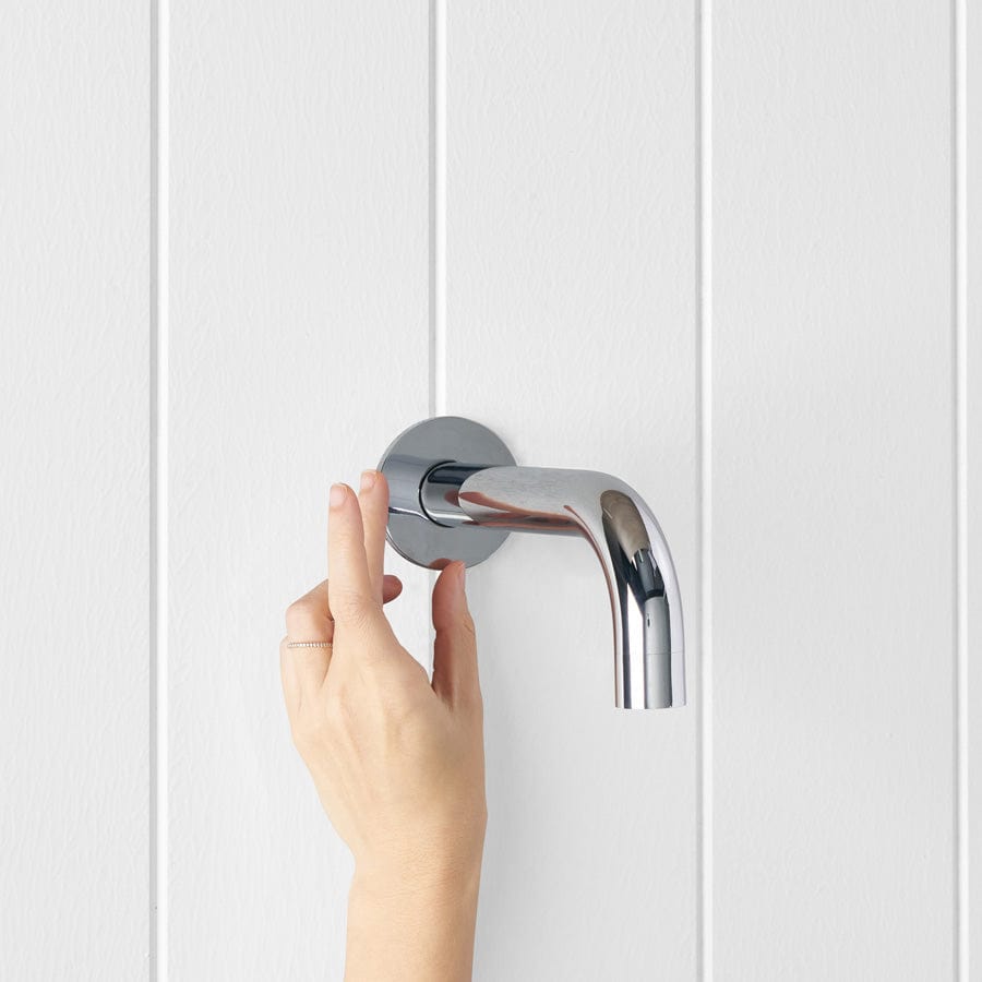 Sydney Wall Spout Chrome - Premium Bathroom Faucet for Modern Sink & Vanity - Perfect for Home, Hotel, and Commercial Use