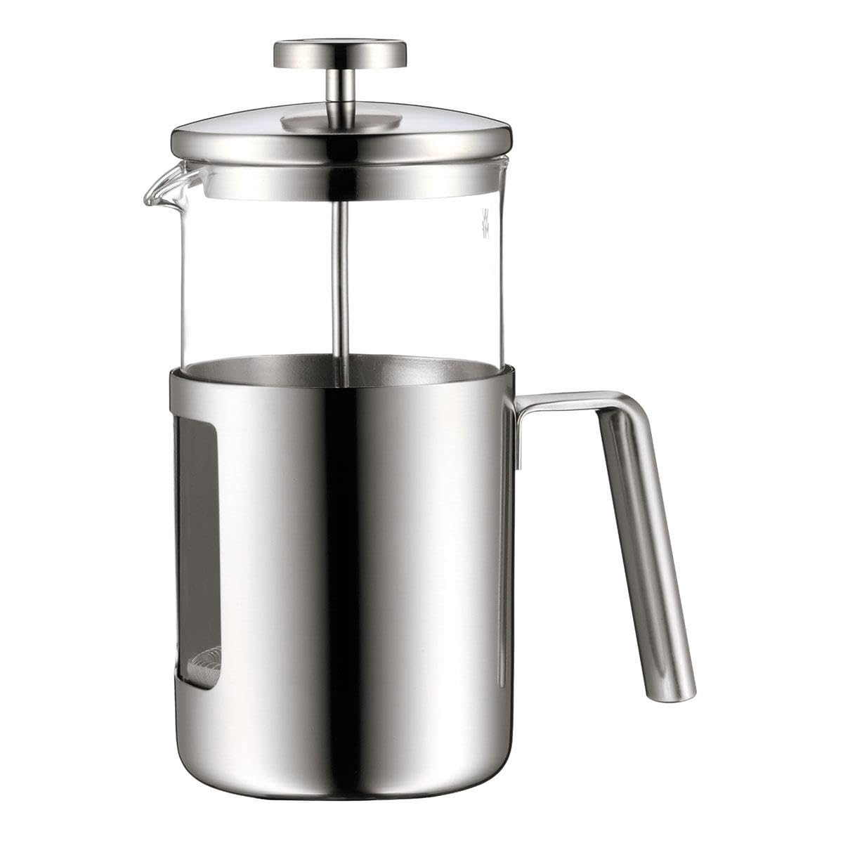 WMF Coffee Press Kult for 8 Cups - Stainless Steel French Press with Heat-Resistant Glass - Perfect for Home, Office & Camping Brewing