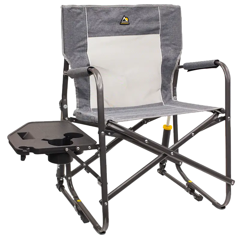 Freestyle Rocker™ with Side Table - Comfortable Rocking Chair for Living Room, Nursery & Outdoor Relaxation - Perfect for Nursing, Reading & Lounging