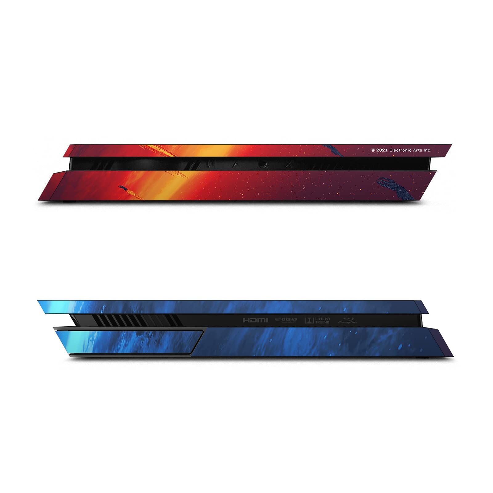 Official EA Bioware Mass Effect N7 Armor Legendary Graphics Matte Vinyl Skin Gaming Sticker Decal Cover Compatible with Sony PlayStation 4 PS4 Slim Console - Perfect for Gaming Enthusiasts & Collectors