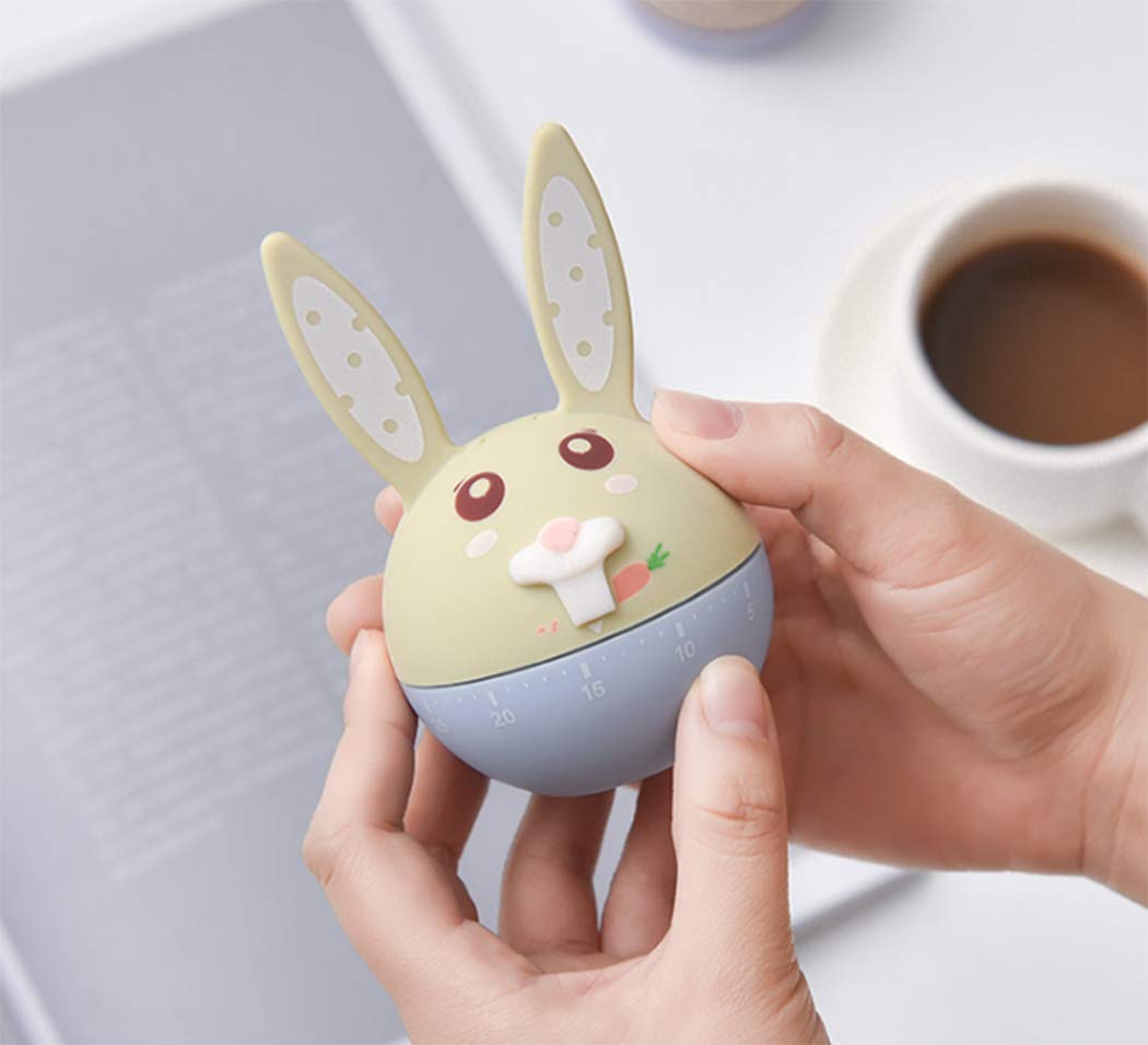 Rabbit-Shaped Kitchen Timer for Cooking, Baking & Grilling - Digital Food Timer with Loud Alarm, Magnetic Back & Stand - Perfect for Home, Restaurant & BBQ Use