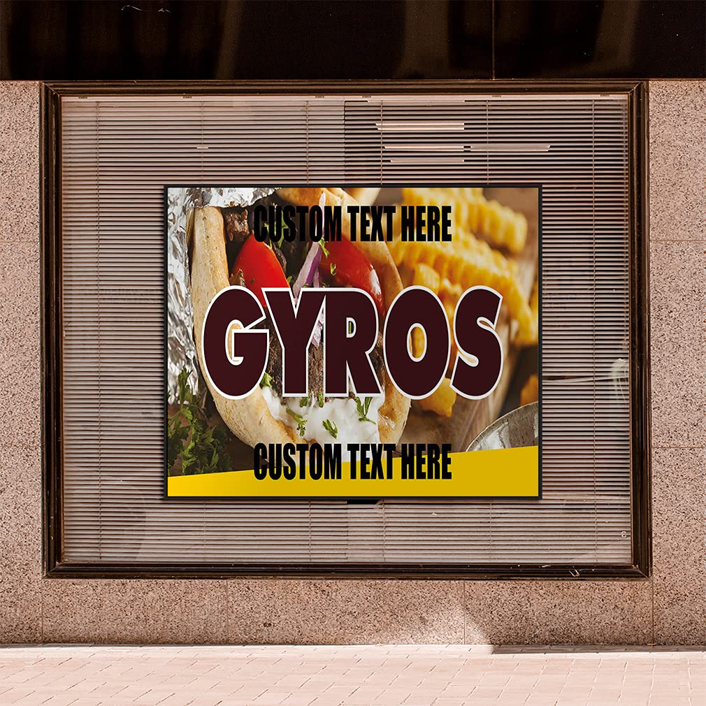 Custom Vinyl Decal Stickers - Multiple Sizes (24x18 Inches) for Outdoor Advertising, Industrial Safety Signs & Restaurant Labels | Personalized Text Options | Durable for Indoor & Outdoor Use