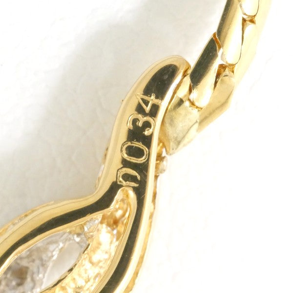 18K Yellow Gold & White Gold Diamond Necklace for Women - Elegant Wedding, Anniversary & Party Jewelry Gift