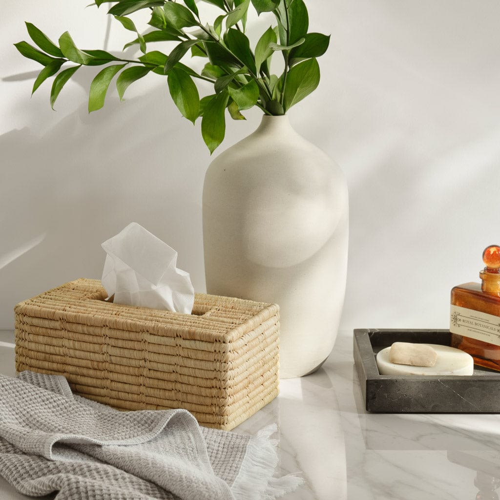 Luxury Amani Tissue Box Cover - Elegant Home Decor for Living Room, Bedroom & Office - Premium PU Leather with Stylish Design - Perfect for Gifts & Home Organization