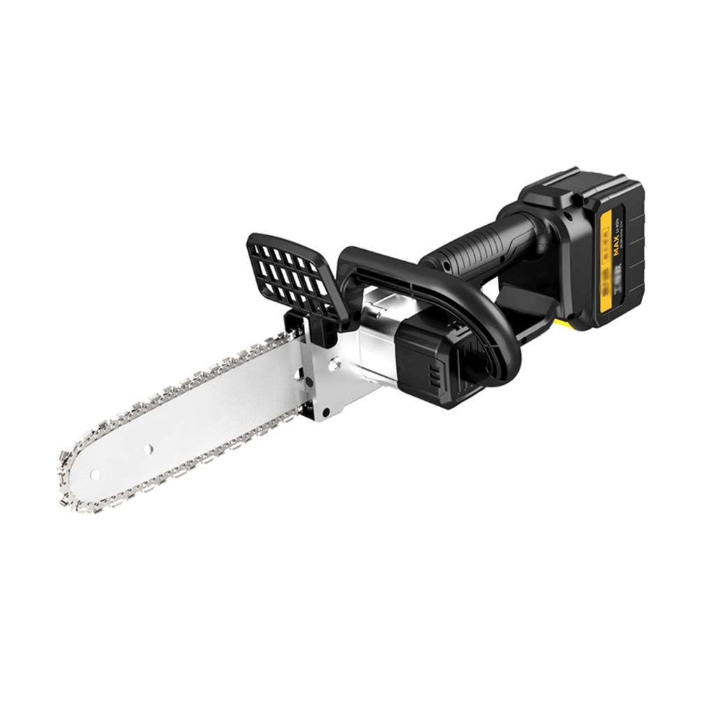 FETION Mini Cordless Electric Chainsaw - 6.0Ah Battery Powered, Brushless Motor, Lightweight Handheld Chainsaw for Tree Trimming, Wood Cutting & Yard Maintenance (Color: 1 Battery) - Perfect for Homeowners, Gardeners & DIY Projects