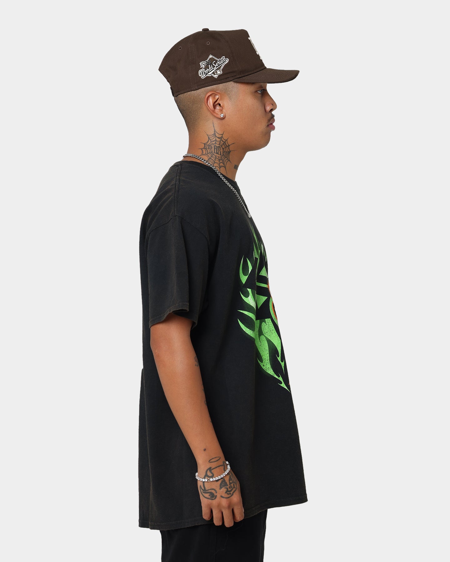 Samurai Jack Aku Graphic T-Shirt - Black Vintage Wash - Anime Inspired Tee for Casual Wear & Cosplay