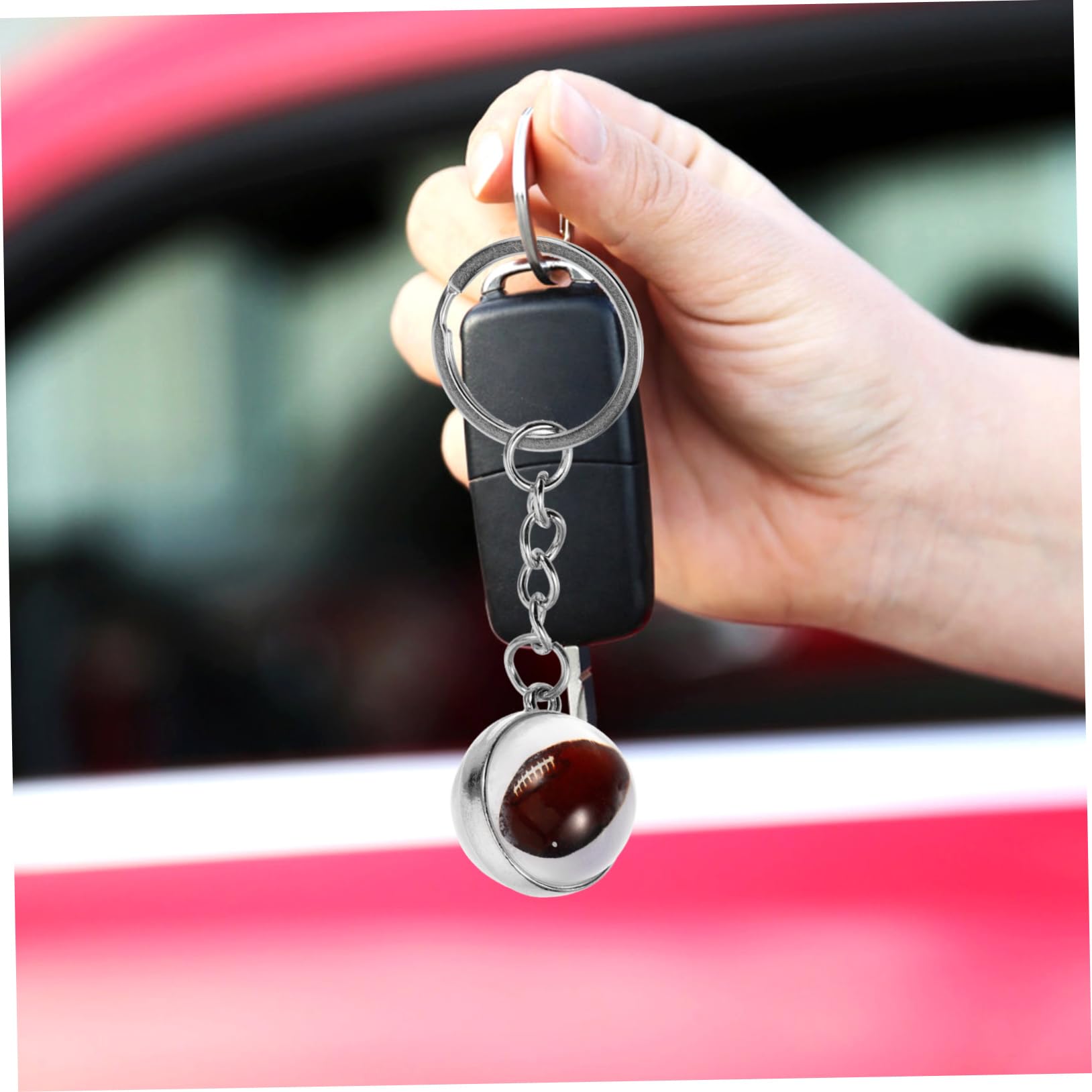 BCOATH Sports Theme Keychain - Olive Green Keyring Pendant for Athletes, Sports Events & Competition Prizes - Perfect for Gifts, Team Rewards & Fan Accessories