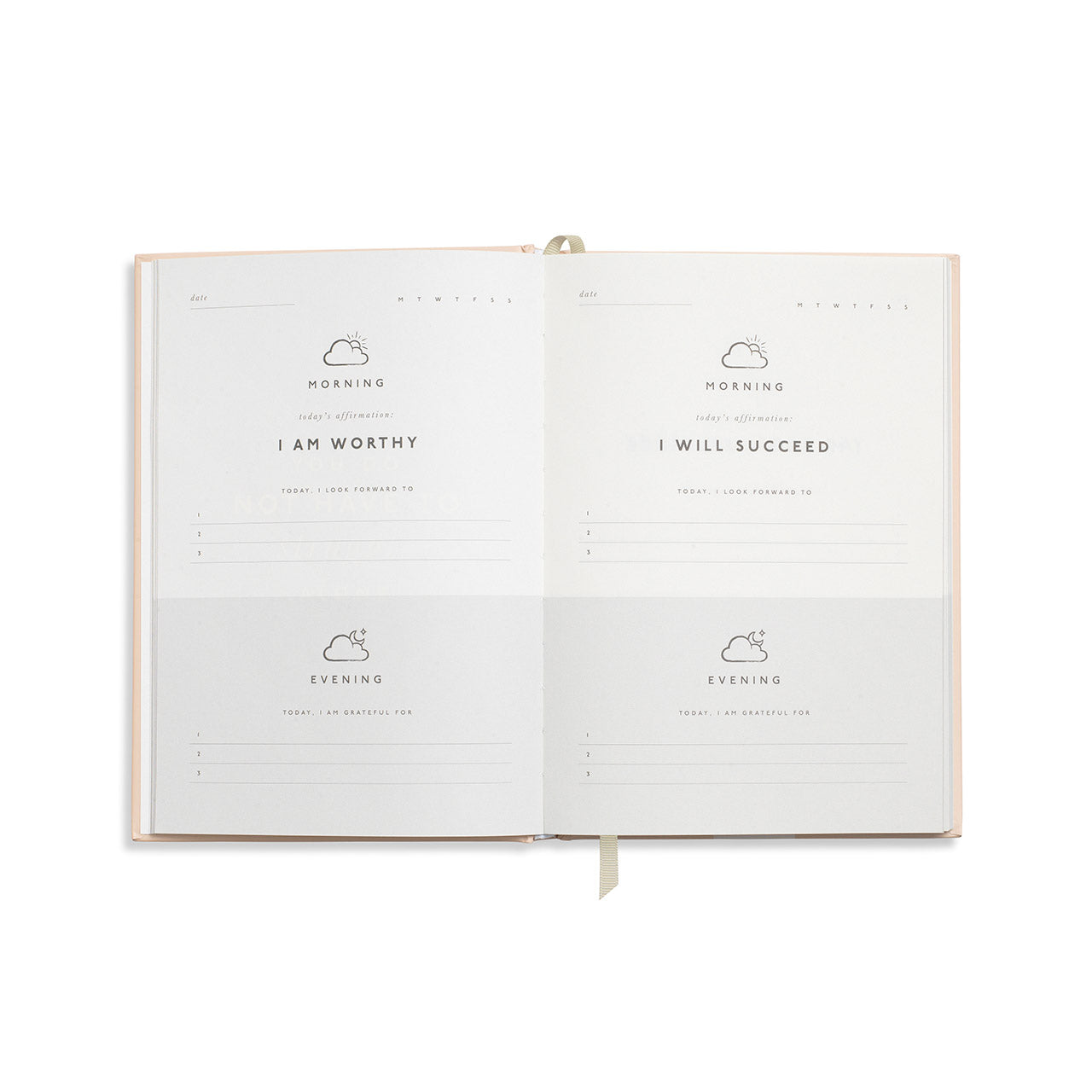 Reflective Gratitude Journal A5 Size - Daily Mindfulness & Self-Care Notebook for Personal Growth, Positive Thinking & Mental Wellness - Perfect for Meditation, Therapy & Goal Setting
