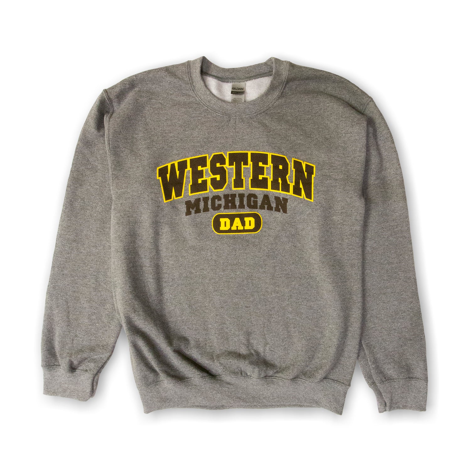 Western Michigan Dad Crewneck Sweatshirt - Comfortable & Stylish Pullover for Men - Perfect for Casual Wear, Gifts & Family Outings