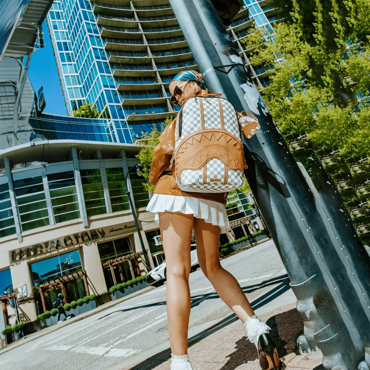 Henny Latte Backpack for Women & Men - Stylish Laptop Backpack with USB Charging Port, Water Resistant College School Travel Backpack - Perfect for Work, Commuting, Hiking & Daily Use