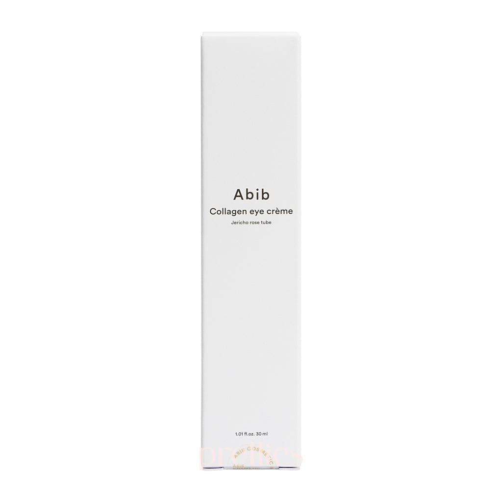 Abib Collagen Eye Cream with Jericho Rose - 30ml Tube for Dark Circles, Wrinkles & Puffiness - Perfect for Night & Day Use