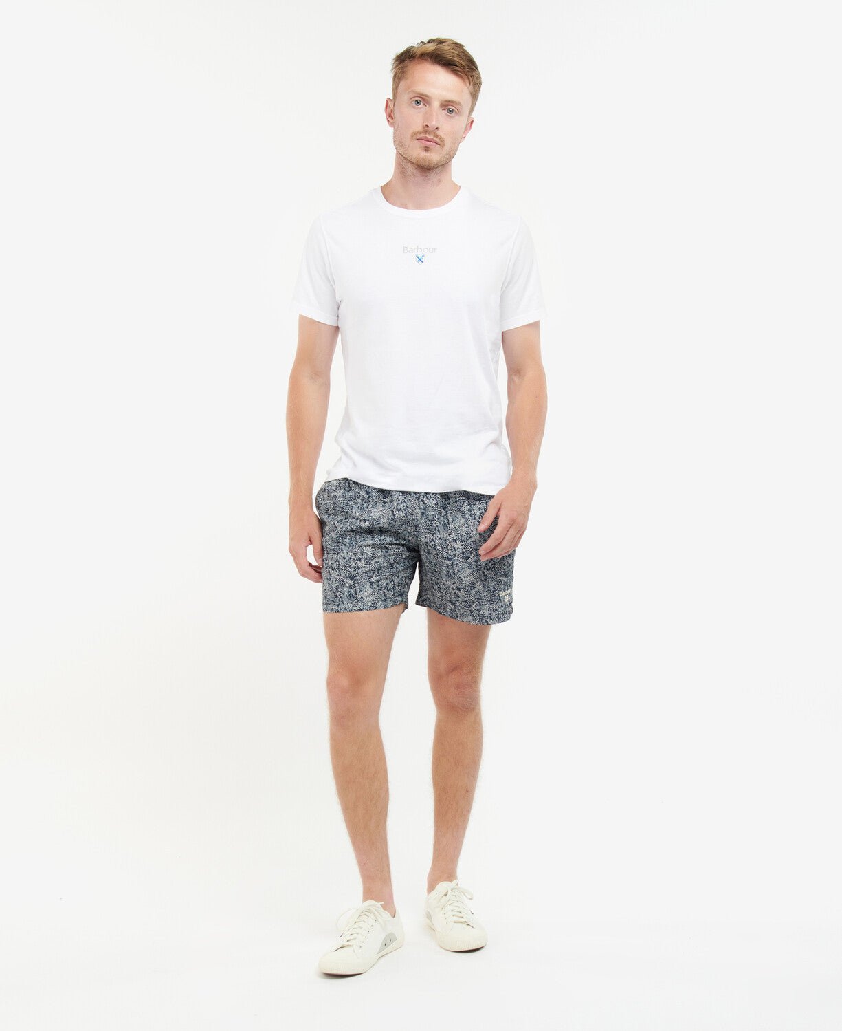 BARBOUR Braithwaite Men's Swim Shorts - Quick-Dry, Comfortable Swim Trunks for Beach, Pool & Vacation - Navy Blue