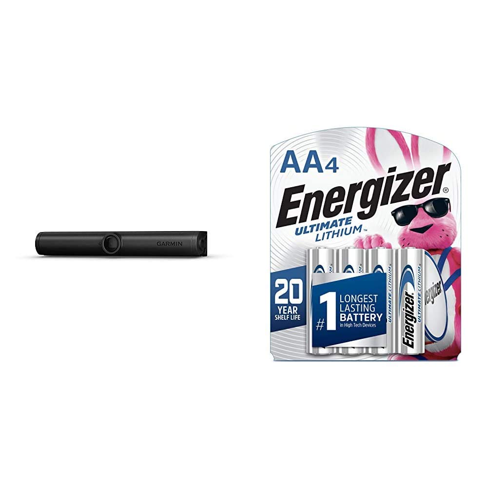 Garmin BC 40 Wireless Backup Camera for Garmin GPS Navigators - Black | Includes Energizer Ultimate Lithium AA Batteries (4-Pack) | Perfect for RVs, Trailers & Truck Safety Maneuvering