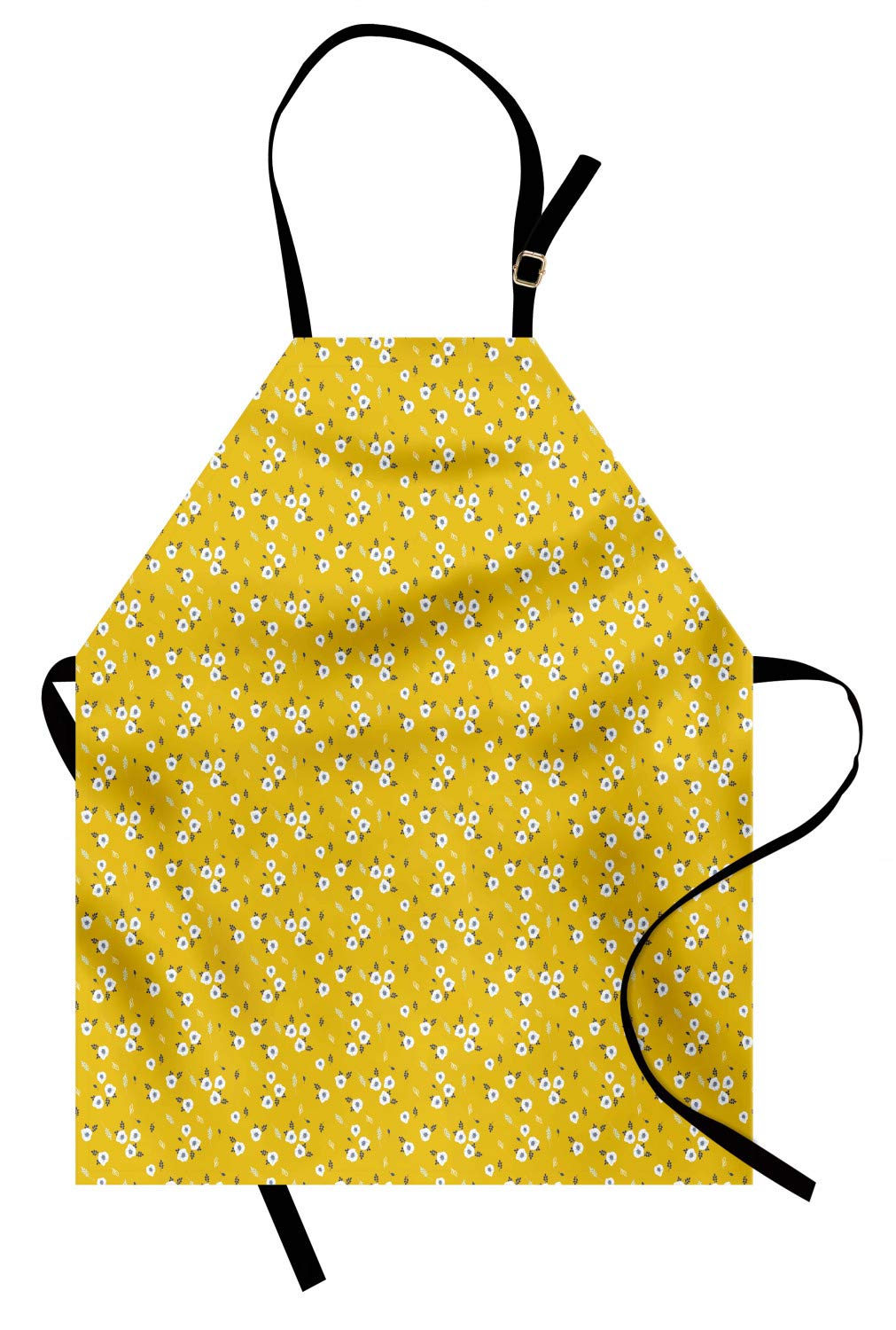 Ambesonne Floral Apron - Anemone Pattern for Cooking & Gardening