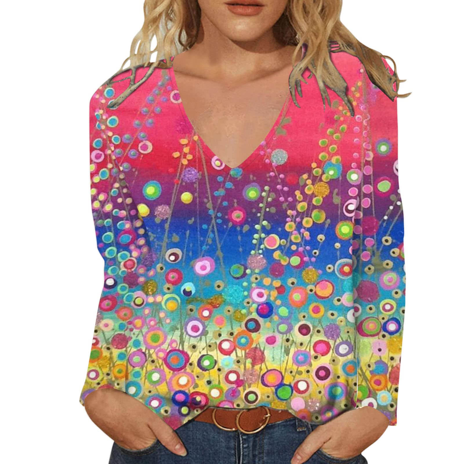 Trendy 2022 Women's Summer Tops - Loose Fit Short Sleeve Crewneck Tunic Tee Shirts for Casual Wear | Perfect for Beach Outings, Weekend Brunch & Everyday Comfort