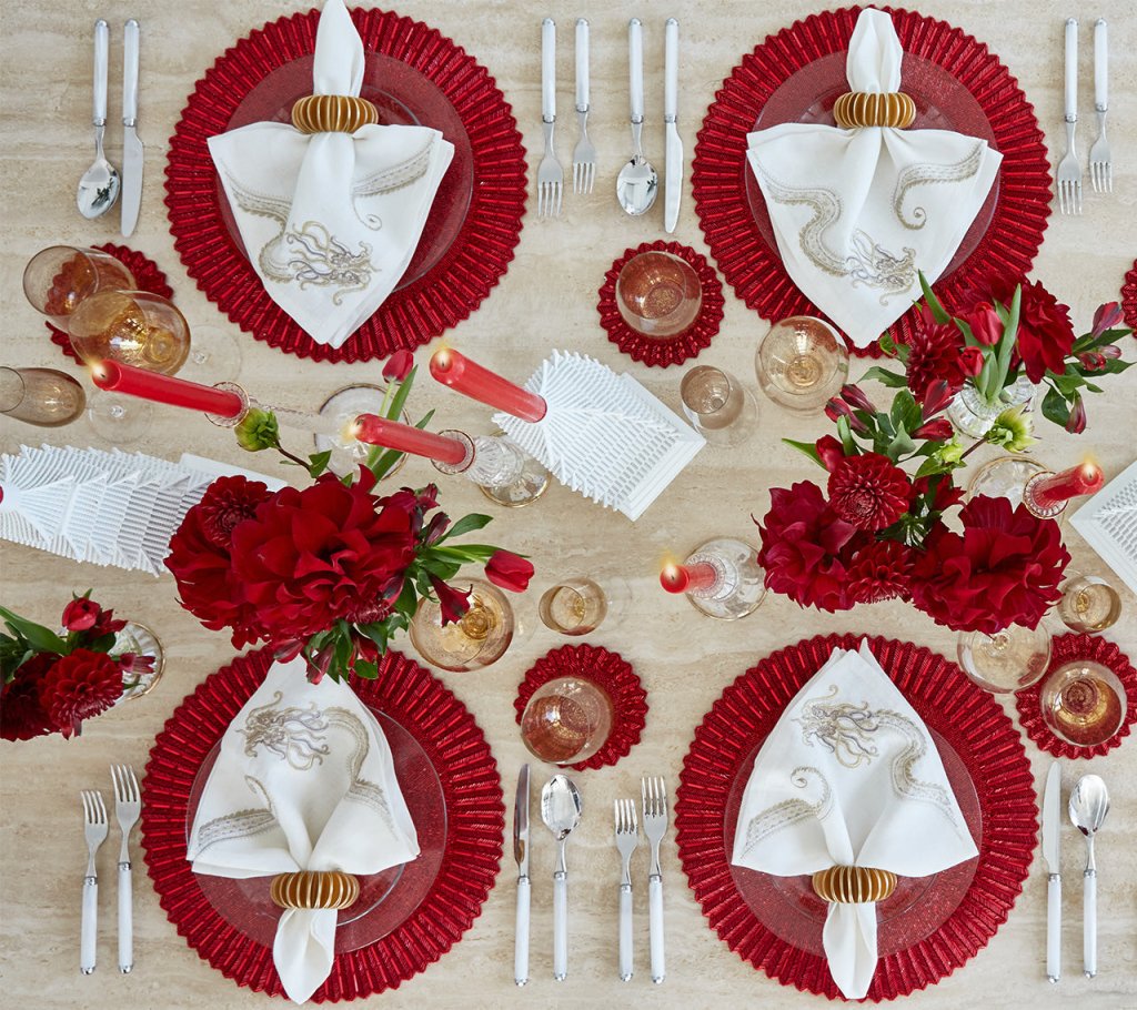 Elegant Demilune Napkin Rings Set of 4 - Silver Plated Tableware for Wedding, Dinner Party & Holiday Decor