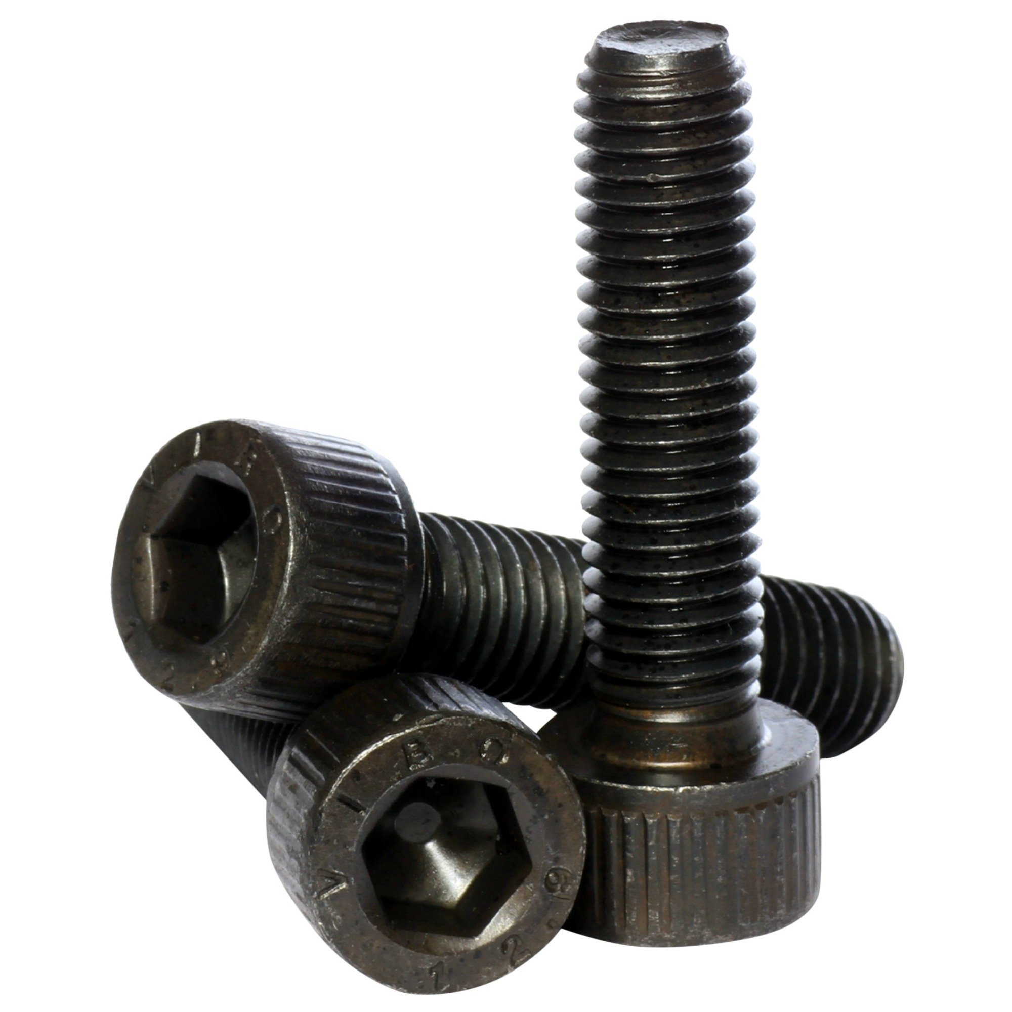 M6x25mm Black 12.9 Grade Hex Socket Cap Screws - for Machinery & Automotive