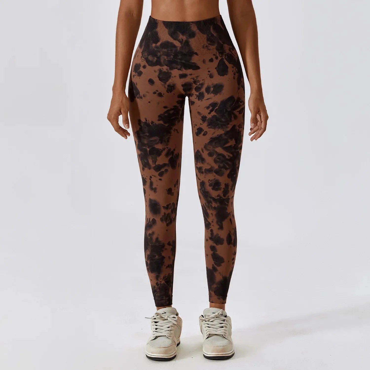 Seamless Tie-Dye Yoga Pants for Women - High Waist Workout Leggings, Push Up Gym Tights, Fitness & Running Sports Wear - Perfect for Yoga, Pilates, Gym and Casual Wear