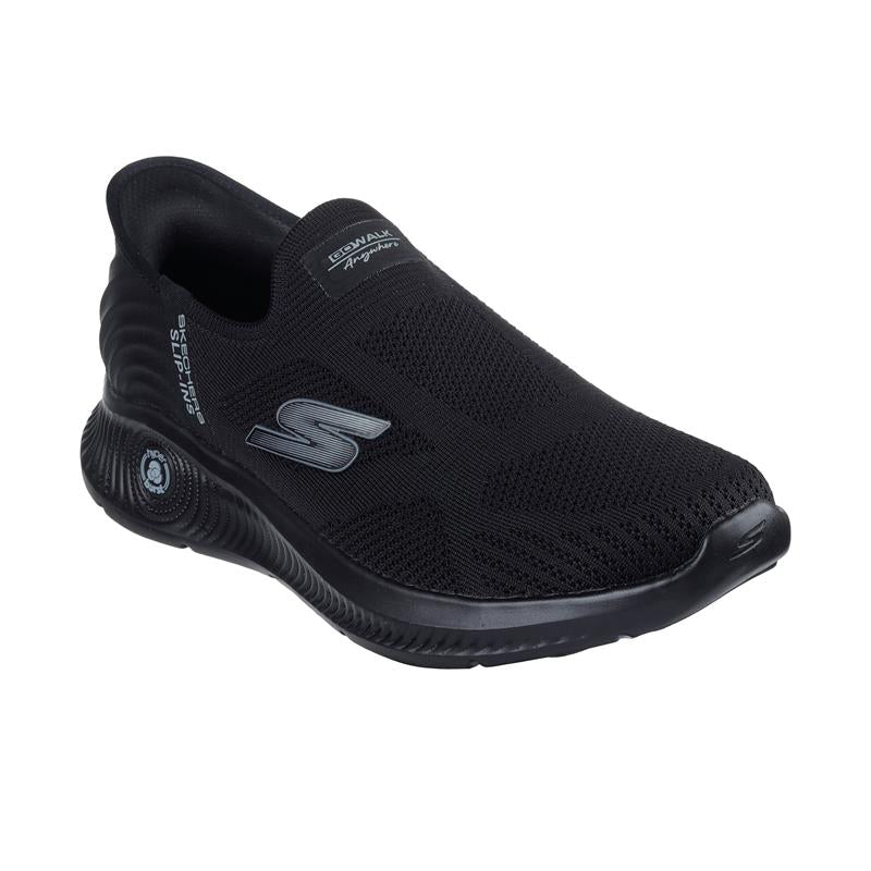 SLIP INS: GO WALK ANYWHERE Women's Comfortable Slip-On Walking Shoes 216301/BBK - Perfect for Travel, Work & Everyday Wear