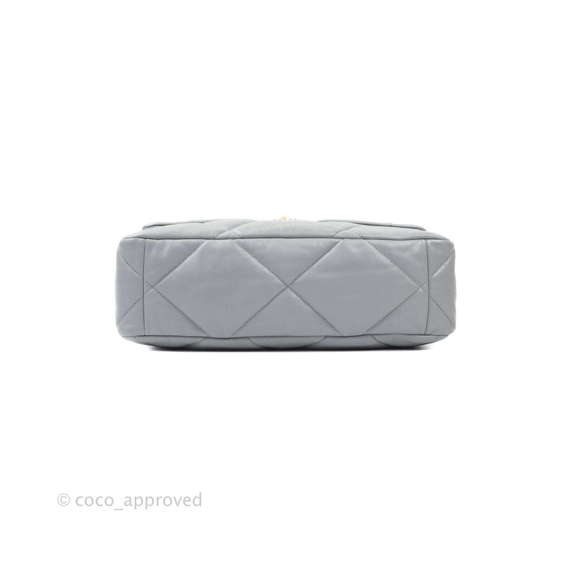 Chanel 19 Medium Grey Mixed Hardware Goatskin Shoulder Bag - Luxury Designer Handbag for Women | Perfect for Work, Date Night & Special Occasions