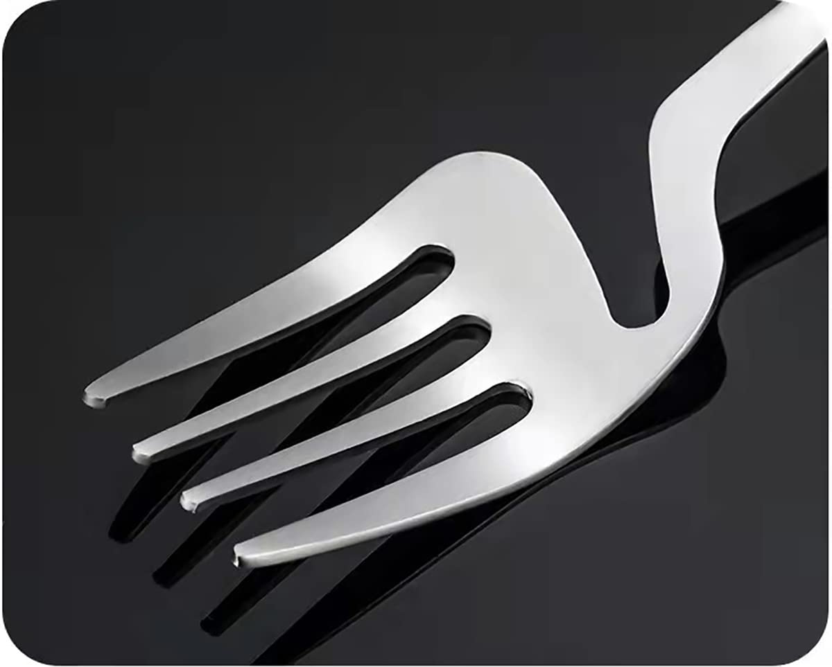 IKXO 48-Piece Stainless Steel Flatware Set - Service for 12, Premium Silverware Cutlery Set for Home & Restaurant Use | Dishwasher Safe & Rainbow Finish | Perfect for Dinner Parties, Weddings & Daily Dining